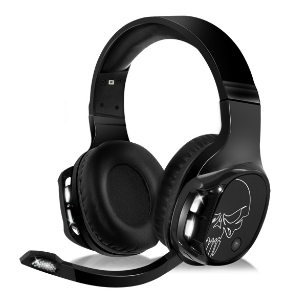 Spirit of gamer wireless fejhallgató - mic-xh1100 (multiplatform,7.1,mikrofon, hangerőszabályzó, nagy-párnás, fekete)