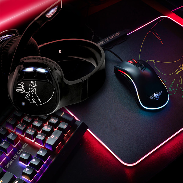 Spirit of gamer wireless fejhallgató - mic-xh1100 (multiplatform,7.1,mikrofon, hangerőszabályzó, nagy-párnás, fekete)