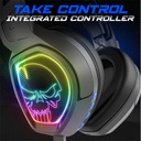 Spirit of gamer wireless fejhallgató - mic-xh1300 (multiplatform, 7.1, mikrofon, hangerőszabályzó, nagy-párnás, fekete)