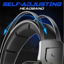 Spirit of gamer wireless fejhallgató - mic-xh1300 (multiplatform, 7.1, mikrofon, hangerőszabályzó, nagy-párnás, fekete)