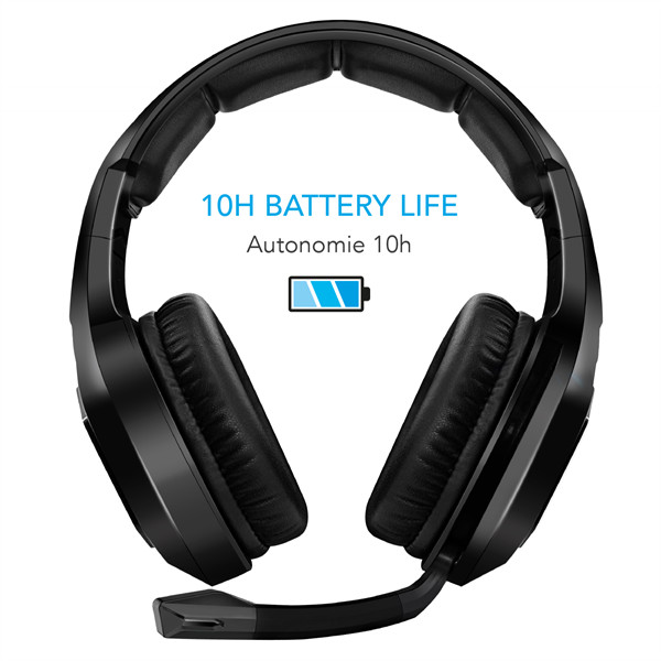 Spirit of gamer wireless fejhallgató - mic-xh900 (multiplatform, mikrofon, hangerőszabályzó, nagy-párnás, fekete)