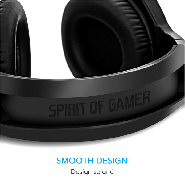 Spirit of gamer wireless fejhallgató - mic-xh900 (multiplatform, mikrofon, hangerőszabályzó, nagy-párnás, fekete)