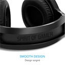 Spirit of gamer wireless fejhallgató - mic-xh900 (multiplatform, mikrofon, hangerőszabályzó, nagy-párnás, fekete)