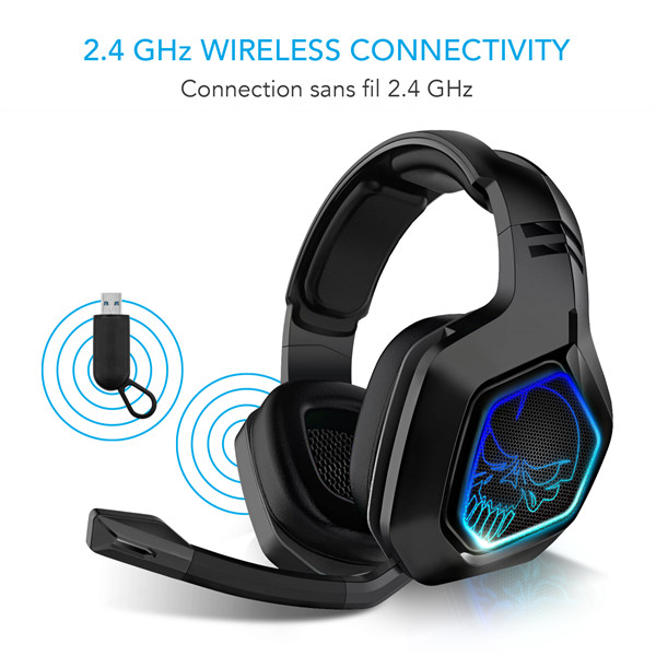 Spirit of gamer wireless fejhallgató - mic-xh900 (multiplatform, mikrofon, hangerőszabályzó, nagy-párnás, fekete)