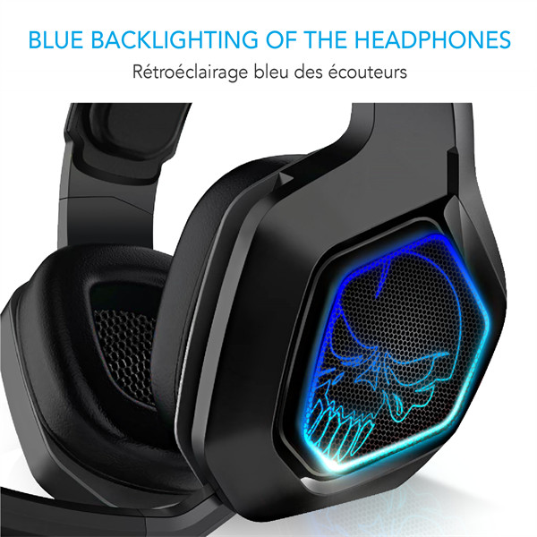 Spirit of gamer wireless fejhallgató - mic-xh900 (multiplatform, mikrofon, hangerőszabályzó, nagy-párnás, fekete)