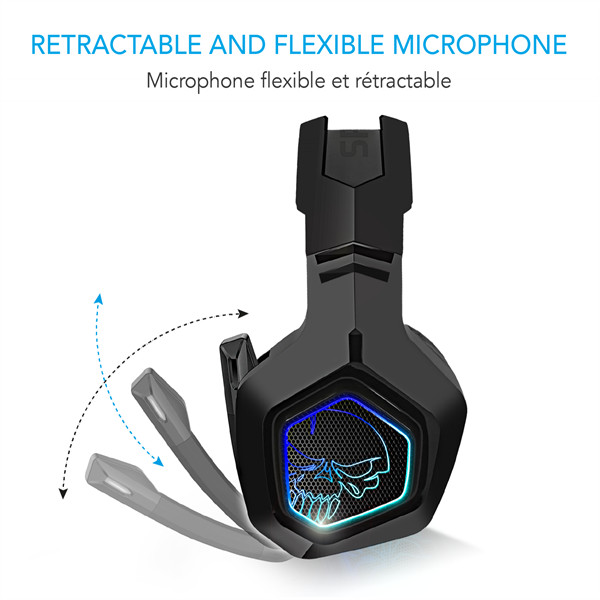 Spirit of gamer wireless fejhallgató - mic-xh900 (multiplatform, mikrofon, hangerőszabályzó, nagy-párnás, fekete)