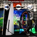 The g-lab fejhallgató - korp cobalt 7.1 (mikrofon, usb, hangerőszabályzó, nagy-párnás, rgb, fekete)