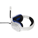 The g-lab fejhallgató - korp cobalt w (mikrofon, 3,5mm jack, hangerőszabályzó, nagy-párnás, fehér)