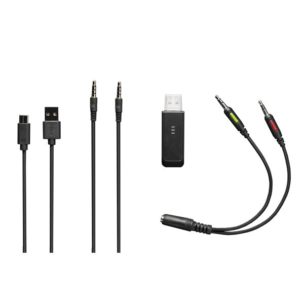 The g-lab fejhallgató - korp promethium (vezeték nélküli, bluetooth, mikrofon, 3,5 jack, usb, led,nagy-párnás)
