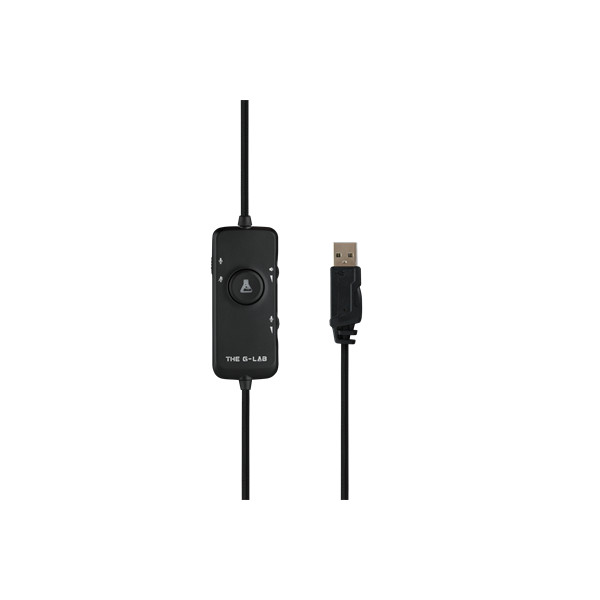 The g-lab fejhallgató - korp thallium 7.1 (mikrofon, usb, 2,4m harisnyázott kábel, hangerőszabályzó, nagy-párnás, rgb)