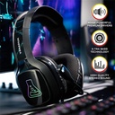 The g-lab fejhallgató - korp vanadium b (mikrofon, usb, 3,5mm jack, hangerőszabályzó, nagy-párnás, rgb, fekete)