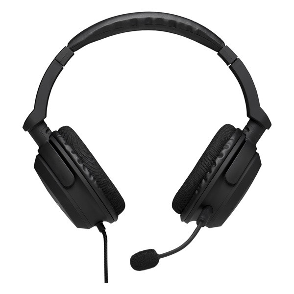 The g-lab fejhallgató - korp-carbon (mikrofon, 3,5mm jack, hangerőszabályzó, nagy-párnás, fehér)