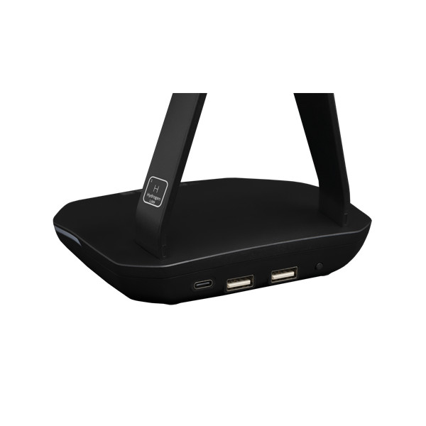 The g-lab fejhallgató állvány - k stand hydrogen (fekete, 2xusb3.0, 1xusb-c, műanyag, rgb)