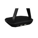 The g-lab fejhallgató állvány - k stand hydrogen (fekete, 2xusb3.0, 1xusb-c, műanyag, rgb)