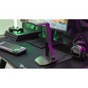 The g-lab fejhallgató állvány - k stand hydrogen (fekete, 2xusb3.0, 1xusb-c, műanyag, rgb)