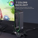 The g-lab fejhallgató állvány - k stand radon (fekete, 2xusb3.0, műanyag)