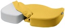 Ülőpárna, ergonómiai, LEITZ "Ergo Cosy", melegsárga