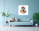 Floral Embrace Ostrich