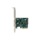 Conceptronic bővítőkártya - emrick07g (pcie x4 to 2x usb-c 3.2 gen2, táp: 15pin sata)