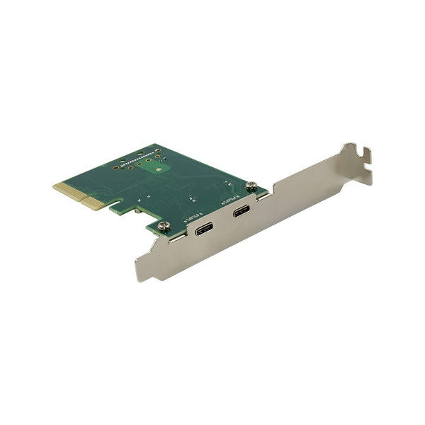 Conceptronic bővítőkártya - emrick07g (pcie x4 to 2x usb-c 3.2 gen2, táp: 15pin sata)