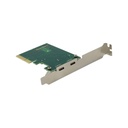 Conceptronic bővítőkártya - emrick07g (pcie x4 to 2x usb-c 3.2 gen2, táp: 15pin sata)