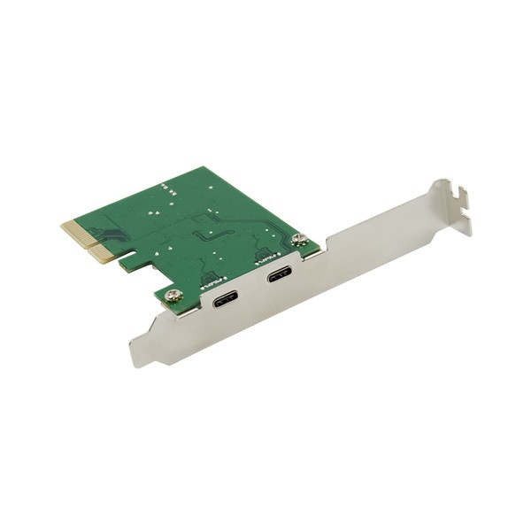 Conceptronic bővítőkártya - emrick08g (pcie x4 to 2x usb-c 3.2 gen2, saját tápellátás)