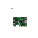 Conceptronic bővítőkártya - emrick08g (pcie x4 to 2x usb-c 3.2 gen2, saját tápellátás)
