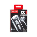 Fülhallgató, mikrofonnal, USB-C, MAXELL "XC1", fehér