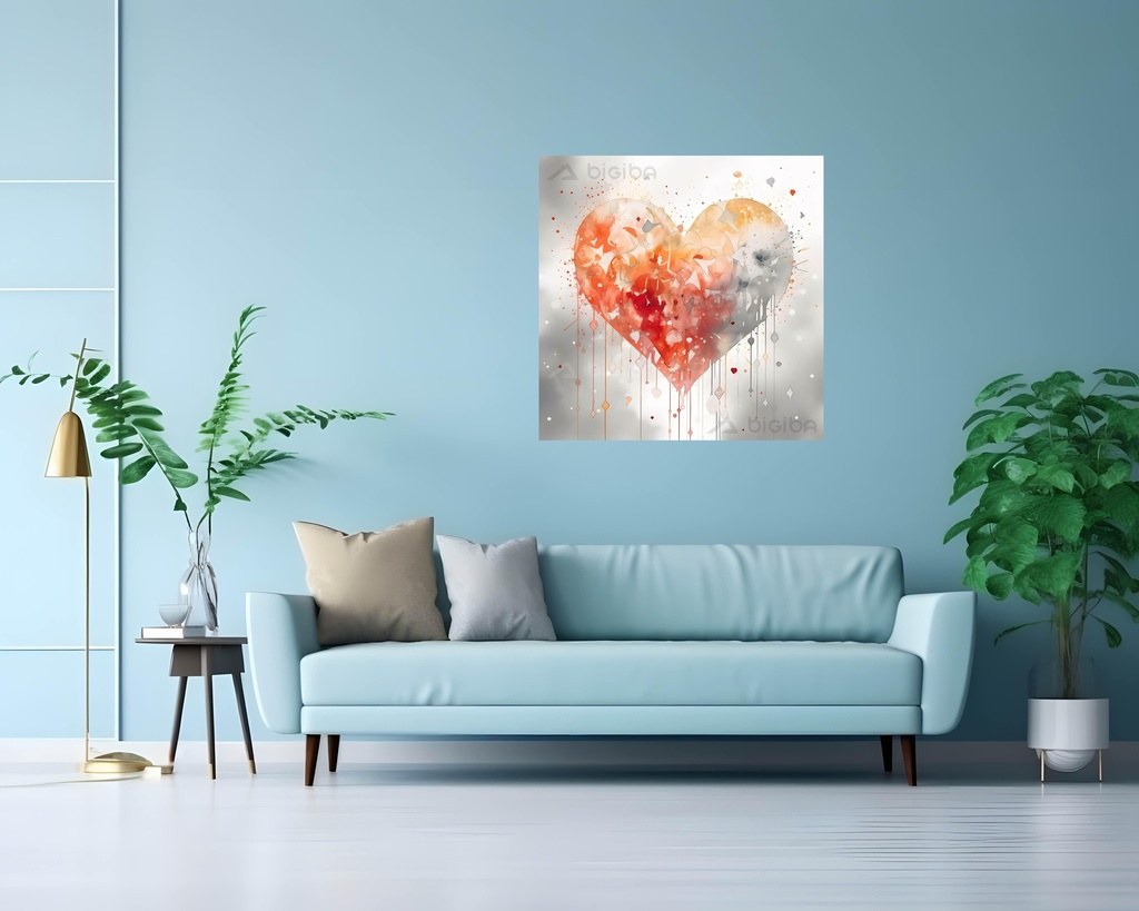 Heartstrings in Watercolor