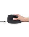 Egér, vezeték nélküli, vertikális, USB, URBAN FACTORY "Ergo Next", fekete