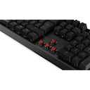 Endorfy billentyűzet - thock (rgb, kailh red switch, mechanikus, 104 gomb, 1,8m, hu, fekete)