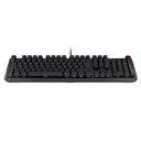Endorfy billentyűzet - thock (rgb, kailh red switch, mechanikus, 104 gomb, 1,8m, hu, fekete)