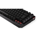 Endorfy billentyűzet - thock 75% (rgb, kailh red switch, mechanikus, 82 gomb, 1,8m, hu, fekete)