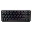 Endorfy billentyűzet - thock tkl (rgb, kailh brown switch, mechanikus, 87 gomb, 1,8m, hu, fekete)