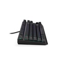 Endorfy billentyűzet - thock tkl (rgb, kailh red switch, mechanikus, 87 gomb, 1,8m, hu, fekete)