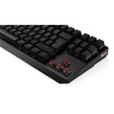 Endorfy billentyűzet - thock tkl (rgb, kailh red switch, mechanikus, 87 gomb, 1,8m, hu, fekete)