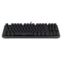 Endorfy billentyűzet - thock tkl (rgb, kailh red switch, mechanikus, 87 gomb, 1,8m, hu, fekete)