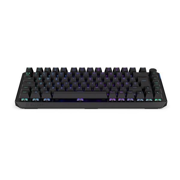 Endorfy wireless billentyűzet - thock 75% (rgb, kailh black switch, mechanikus, 82 gomb, hu, fekete)