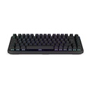Endorfy wireless billentyűzet - thock 75% (rgb, kailh black switch, mechanikus, 82 gomb, hu, fekete)