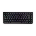 Endorfy wireless billentyűzet - thock 75% (rgb, kailh black switch, mechanikus, 82 gomb, hu, fekete)