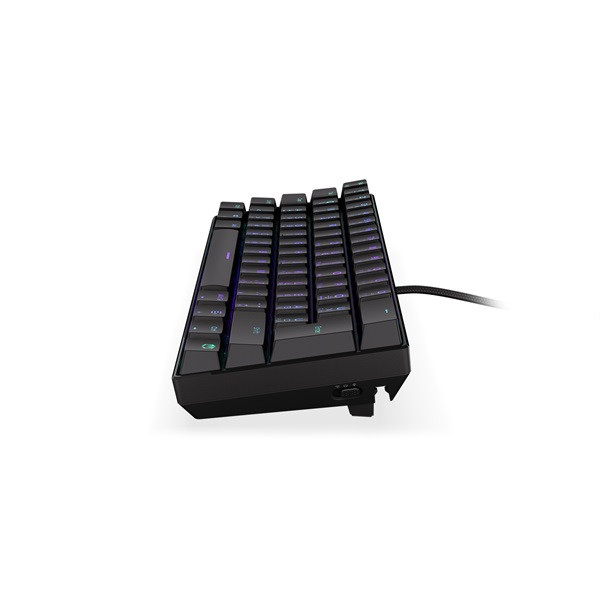 Endorfy wireless billentyűzet - thock compact (rgb, kailh red switch, mechanikus, 61 gomb, hu, fekete)