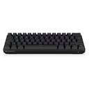Endorfy wireless billentyűzet - thock compact (rgb, kailh red switch, mechanikus, 61 gomb, hu, fekete)