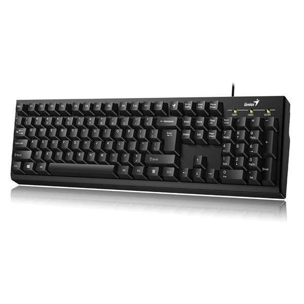Genius billentyűzet - kb-100 (vezetékes, usb, smart, fekete)