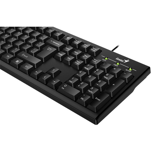 Genius billentyűzet - kb-100 (vezetékes, usb, smart, fekete)