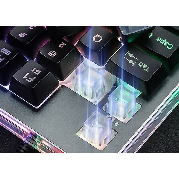 Rampage billentyűzet - kb-r24 x-mini (rgb led világítás)