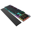 Rampage billentyűzet - kb-r28 blade plus (vezetékes, mechanikus, blue switch, magyar led, n-key, usb)