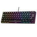 Rampage billentyűzet - plower k60 black us (vezetékes, mechanikus, blue switch, angol, fekete, rgb led)