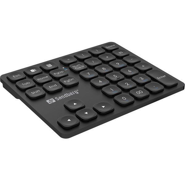 Sandberg billentyűzet - wireless numeric keypad pro