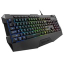 Sharkoon billentyűzet - skiller sgk4 (usb, rgb, csuklótámasz, multimédia, 1,8m, fekete, angol)