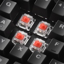 Sharkoon billentyűzet mechanikus - skiller sgk30 red (red switch , rgb led, usb, full anti-ghost, fekete, angol)